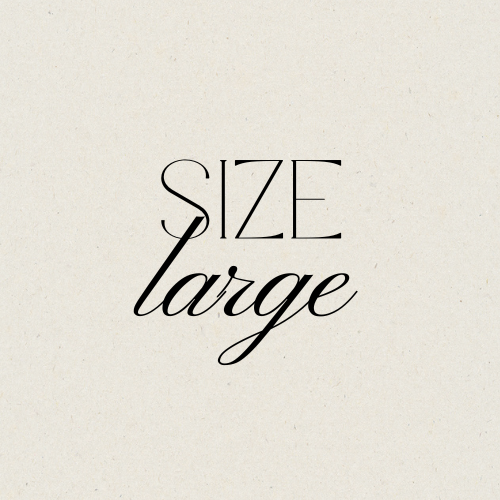 Size Large + X-Large